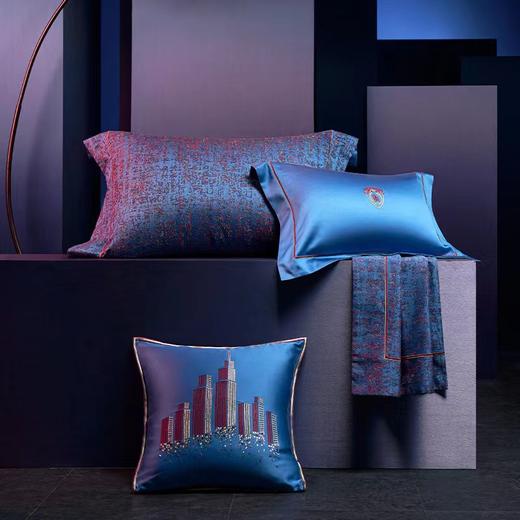 【6F】寐埃及长绒棉色织提花四件套：摩登夜色 商品图1