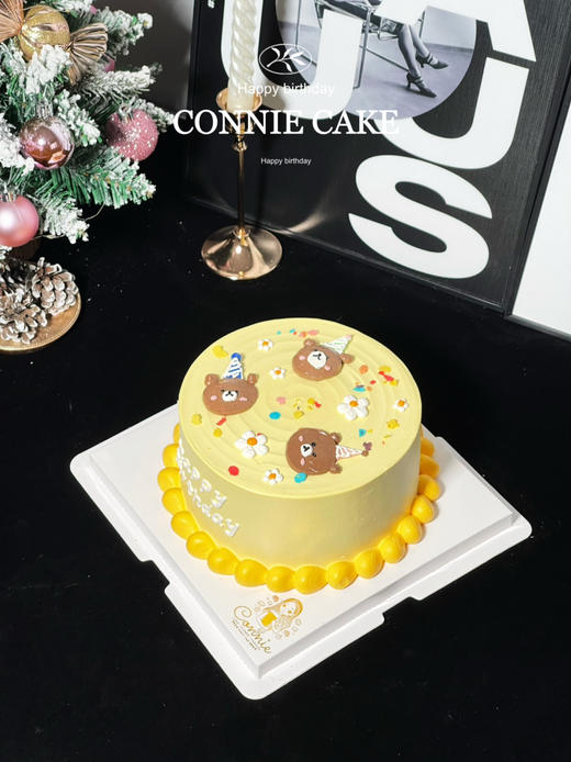 【1345】三只小熊手绘蛋糕 商品图4