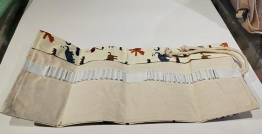 玫瑰时钟手绘帆布笔帘36孔 商品图2