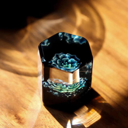 禾器 花语系列  墨宛盖置  盖托 壶盖架功夫茶道茶具零配件 商品图4