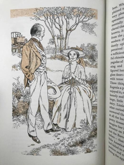 含藏书票！亨利·詹姆斯《欧洲人》 9幅插图 精装18开带书匣 商品图8