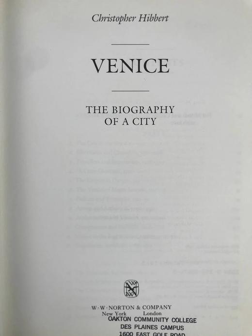 威尼斯：一座城市的传记（馆藏1989） 数百幅插图 精装16开 商品图3