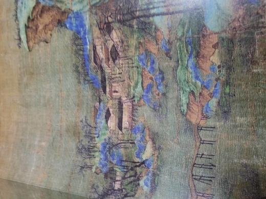 中国历代绘画大师长卷经典：《千里江山图》，王孟溪绘，开本580mm*1010mm，大16开，折页装，四川美术出版社2017年版，定价260，售价88元 商品图6