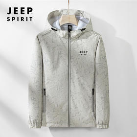 【男女同款】JEEP SPIRIT 户外经典防风外套  防风连帽设计【守护温暖，不在风中凌乱，无惧风雨】 FX