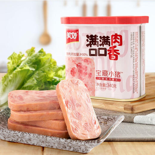 美好宝藏小猪午餐肉【198g】 商品图1