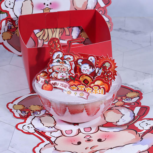 兔兔灯笼蛋糕 商品图3