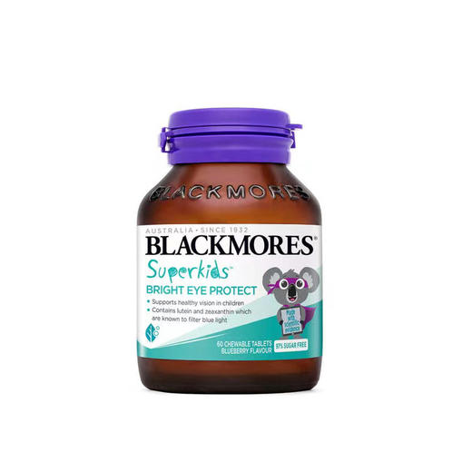澳洲Blackmores小超人护眼明眸咀嚼片60片 商品图0