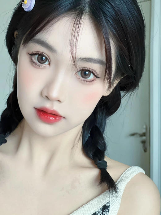 <月抛大直径>KIKICON-糖心奶栗-14.5mm【月抛 0-1000度 含525/575】 商品图5