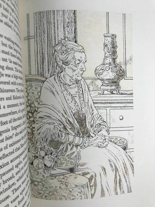 含藏书票！亨利·詹姆斯《欧洲人》 9幅插图 精装18开带书匣 商品图5