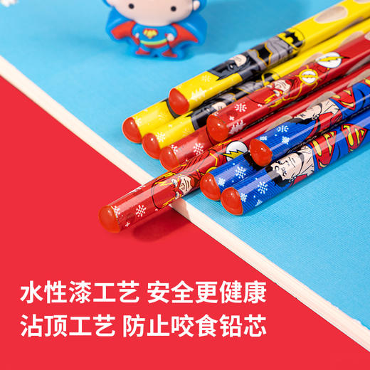 得力HC102-2B_DC正义联盟桶装2B洞洞铅笔(混)(25支/筒) 商品图4