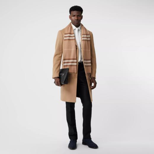 Burberry 博柏利 男女通款经典格纹羊绒围巾 商品图6