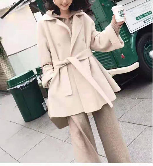 裁缝学苑 AG05女士中长款毛呢外套1:1实物服装纸样剪图纸牛皮纸样 商品图2