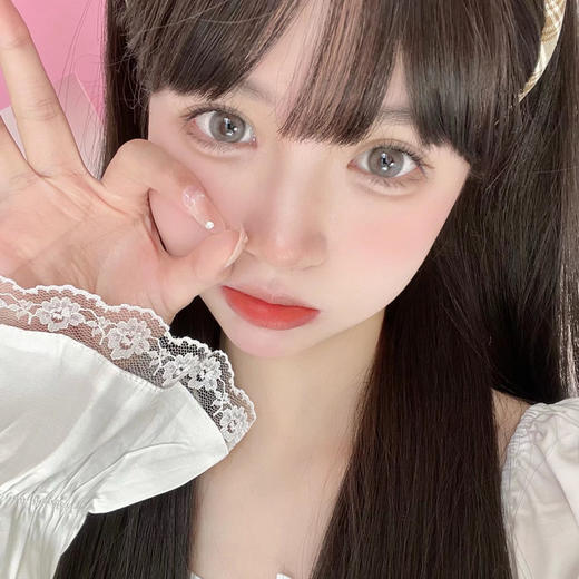 <月抛大直径>KIKICON-迷雾白茶14.5mm【月抛 0-1000度 含525/575】 商品图7