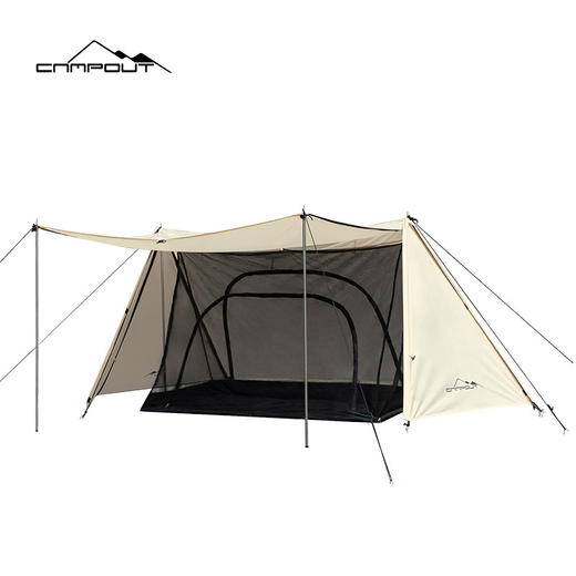 【露营专场】CAMPOUT牛津布帐篷户外露营庇护所防雨防晒防风米色野营遮阳棚 商品图4