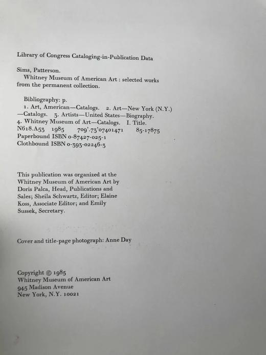 惠特尼美国艺术博物馆藏品图集 约百幅彩色插图 精装大16开 商品图4