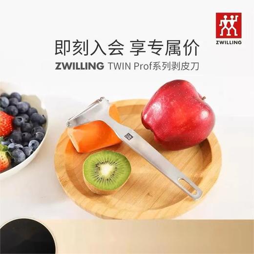 【德国双立人削皮刀】TWINProf剥皮刀不锈钢水果蔬菜削皮器家用多功能削皮刀 商品图0