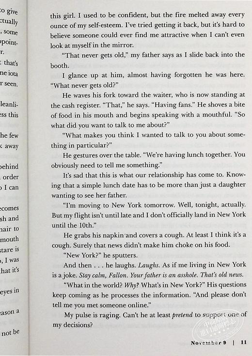 【中商原版】11 月 9 日 英文原版 November 9 Colleen Hoover 科琳 胡佛 商品图8
