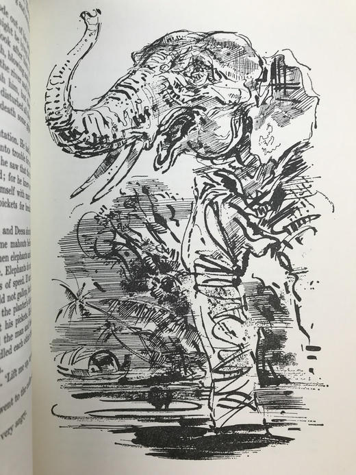 吉卜林二十一则故事集（1972） 14幅插图 精装大32开带书匣 商品图8