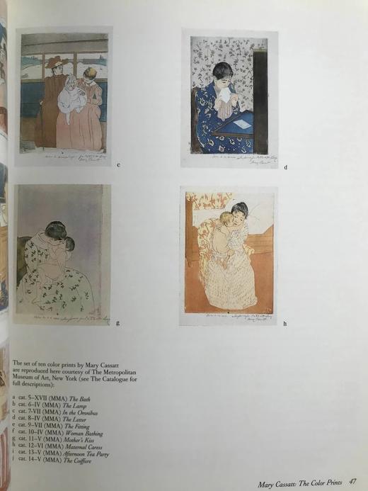 玛丽·卡萨特彩色版画集 百余幅插图 平装16开 商品图13