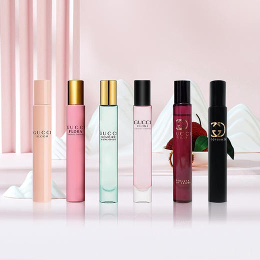 【情人节礼物！】【下单送礼袋 古驰香水走珠中样六件套】古驰CUCII走珠香水套装7.4ml*6 商品图3