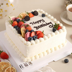 【送给男神】真喜欢你-动物奶油蛋糕