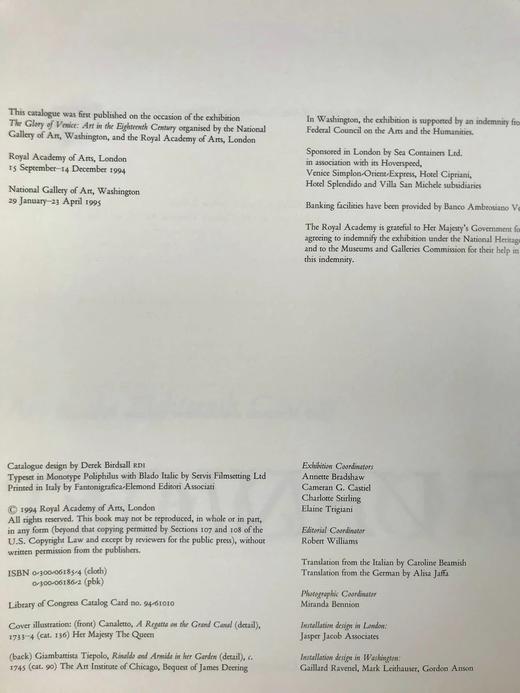 威尼斯十八世纪艺术图集 292幅插图 平装大16开 商品图4