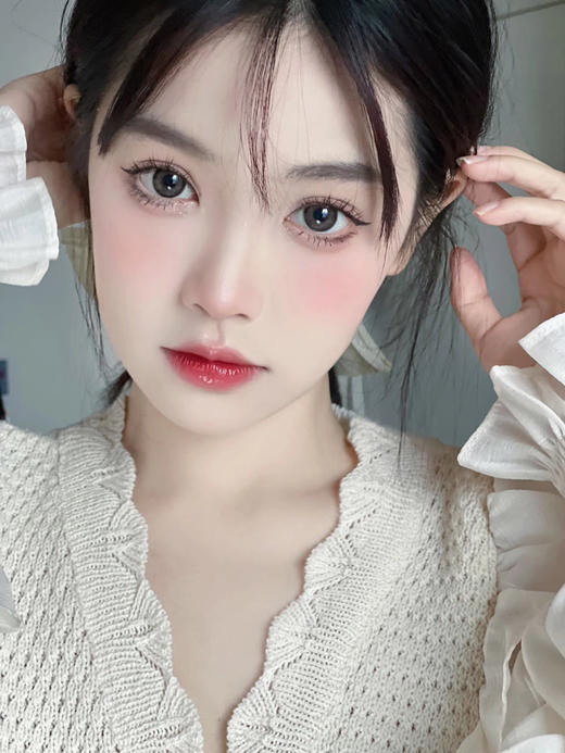 <月抛大直径>KIKICON-杏色奶糕-14.5mm【月抛 0-1000度 含525/575】 商品图5