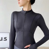 跃牌【化蝶双飞】系列立领运动外套女紧身瑜伽服 无胸垫SYFTM0009（不带胸垫） 商品缩略图1