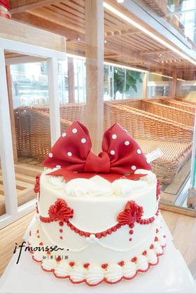 「女士」红色波点蝴蝶结