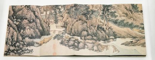 中国历代绘画大师长卷经典：《湖山佳趣图》，沈周绘，16开，折页装，四川美术出版社2017年版，定价98，售价38元。 商品图10