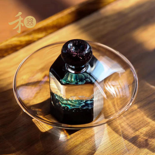 禾器 花语系列  墨宛盖置  盖托 壶盖架功夫茶道茶具零配件 商品图2