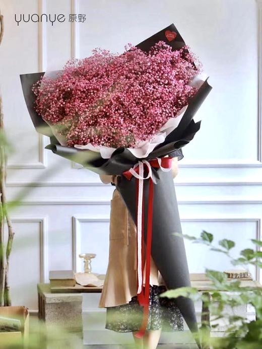 粉色满天星大花束 商品图0