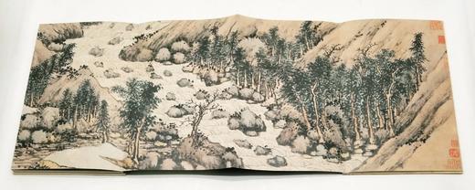 中国历代绘画大师长卷经典：《湖山佳趣图》，沈周绘，16开，折页装，四川美术出版社2017年版，定价98，售价38元。 商品图7