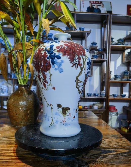 青花釉里红＜紫气东来＞ 商品图0