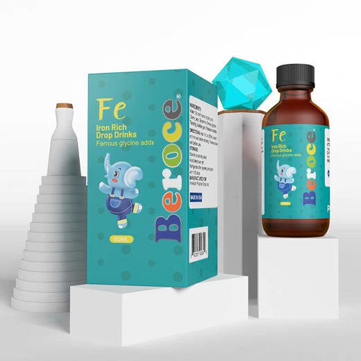 Beroce班兰喜婴幼儿铁新生儿Fe果味铁滴剂 美国进口60ml 商品图3