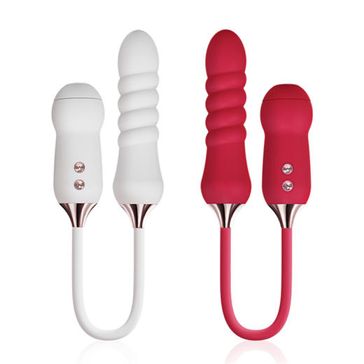 【巢喷快感💦】双重奏潮 巢喷快感 KISSTOY cathy凯西吮吸双震动棒自动冲击炮机 魅红 商品图9