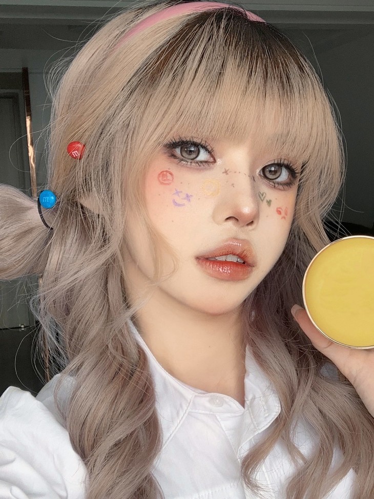 Onechu美瞳 年抛隐形眼镜 泪光奶栗14.2mm 1副/2片-VVCON美瞳商城21