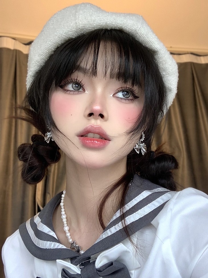 Onechu美瞳 年抛隐形眼镜 泪光银闪14.2mm 1副/2片-VVCON美瞳商城20