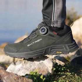 天越全防水旋钮系带徒步鞋E335男户外跑步防水防滑登山徒步日常休闲旅行运动鞋