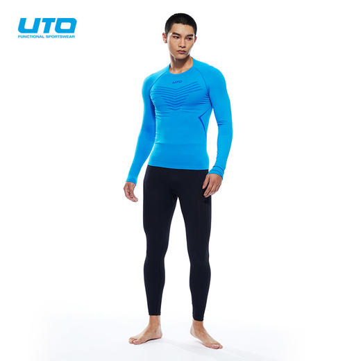 UTO/悠途 能系列焕能款男女运动户外跑步紧身长裤 商品图0