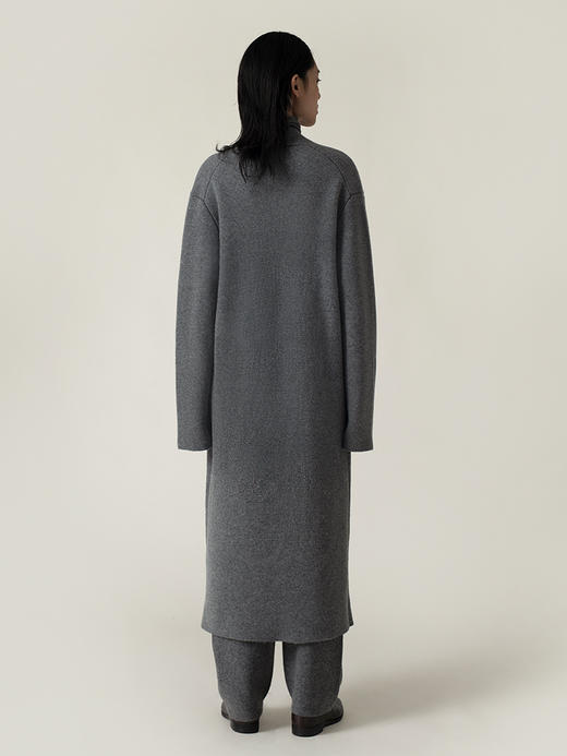 322工房重磅经典羊绒羊毛针织外套2022秋冬款加厚保暖时髦大衣女 商品图2