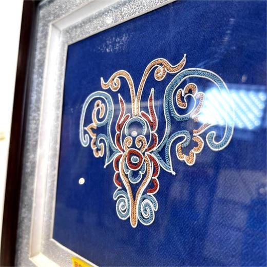 深山集市 马尾绣绣花装饰画 商品图2