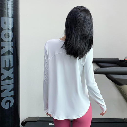 跃牌【化蝶双飞】系列休闲跑步训练长袖SYFTM0089（不带胸垫） 商品图4