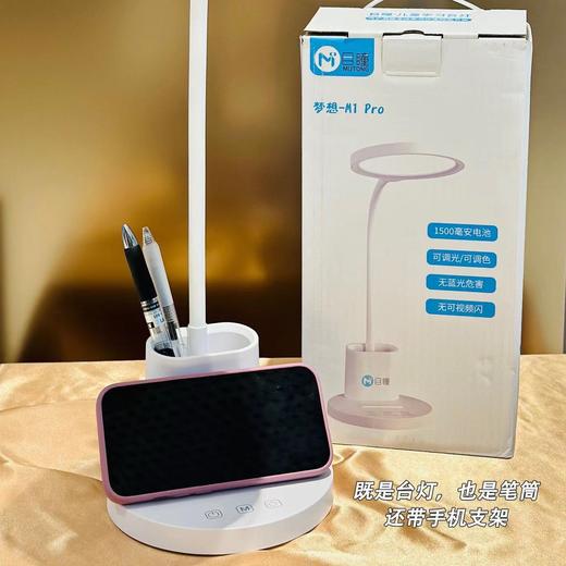 【应季好物】护眼智能学习台灯（充插两用触控无语音款） 商品图2