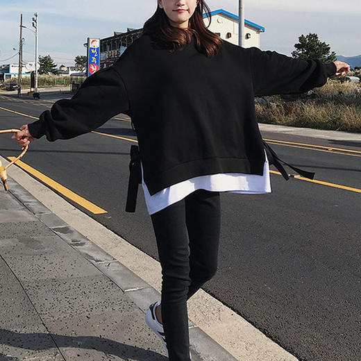 裁缝学苑 AG34女士连帽宽松假两件卫衣外套11服装裁剪图牛皮纸样 商品图4