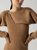 322工房设计感羊驼毛穿插针织两件套连衣裙2022秋冬新款显瘦套装 商品缩略图2