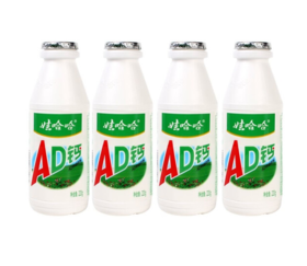 【北城积分兑换】娃哈哈AD钙奶220ml*4瓶/排