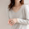 72小时 陆续发出 【初春穿搭 法式条纹衫】千吉娜Chigina 法式条纹针织衫 时尚百搭 柔软舒适 遮肉显瘦 商品缩略图0