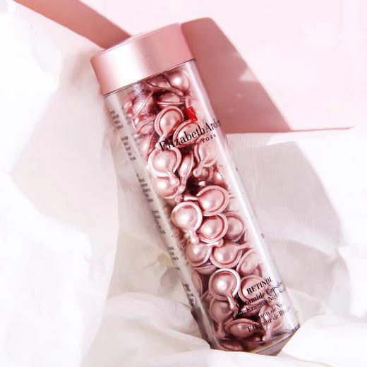 雅顿 金粉胶 ELIZABETH ARDEN/elizabeth arden 小粉胶 玫瑰粉胶 时空焕活夜间多效胶囊精华液粉胶 约90粒/60粒/30粒 商品图0