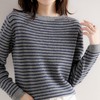72小时 陆续发出 【初春穿搭 法式条纹衫】千吉娜Chigina 法式条纹针织衫 时尚百搭 柔软舒适 遮肉显瘦 商品缩略图11